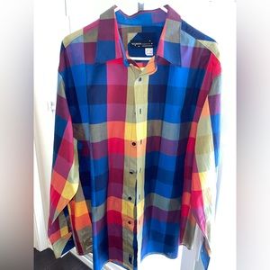 Rocawear Mens Multicolored Button Up XL